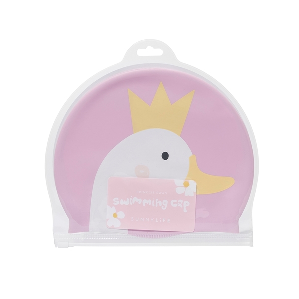 SunnyLife Παιδικό Σκουφάκι Κολύμβησης Princess Swan Multi