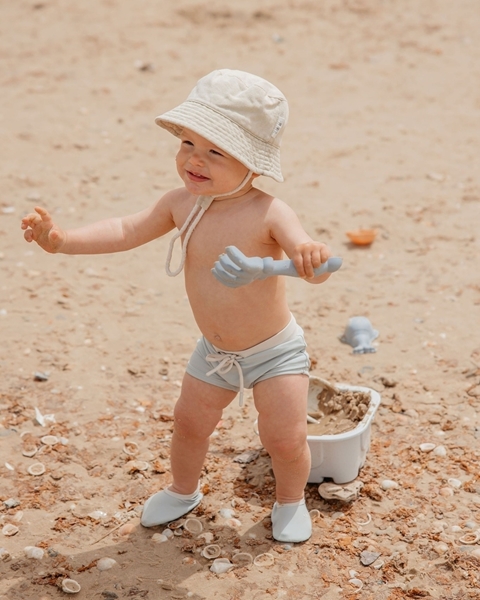 Minene - Παπουτσάκια Παραλίας Pink&White (12 μηνών-3 ετών)