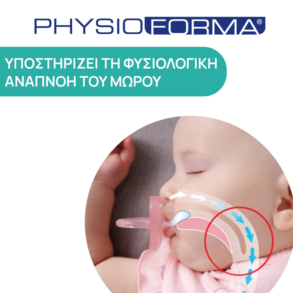 Chicco Πιπίλα Physio Forma Light Ροζ 2-6m 2τμχ 