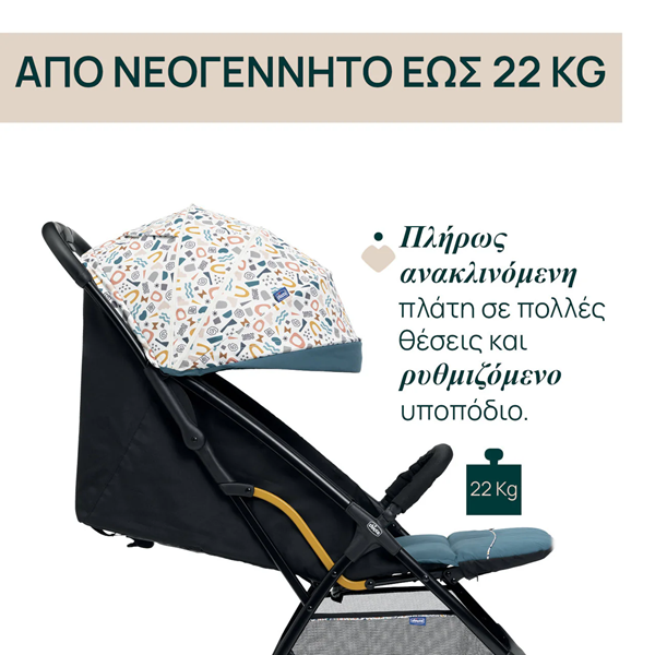 Chicco Καρότσι GLEE/78 Joyful Teal