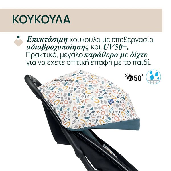 Chicco Καρότσι GLEE/78 Joyful Teal