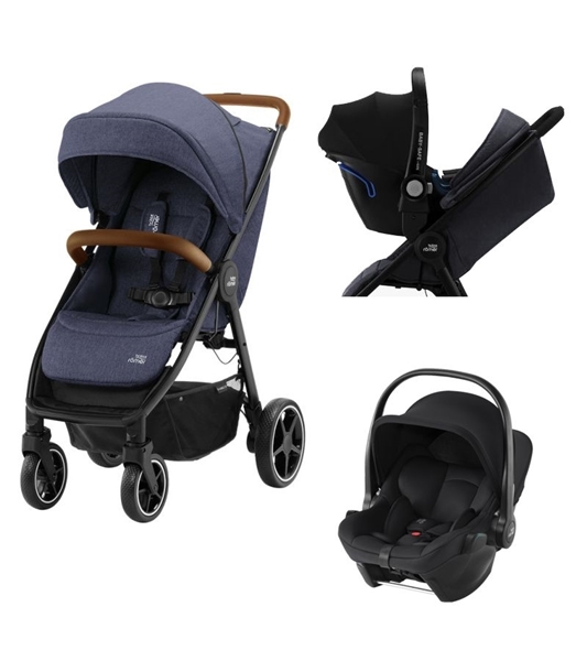 Britax Πολυκαρότσι 2in1 B-AGILE Navy Ink Brown