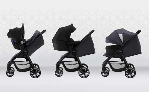 Britax Πολυκαρότσι 2in1 B-AGILE Navy Ink Brown