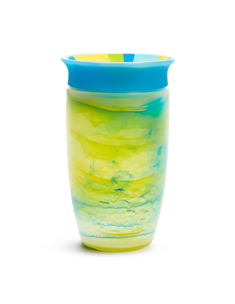 Munchkin Παιδικό Κύπελλο Miracle Sippy Tropical Swirl 12m+ Blue/Yellow 296ml 