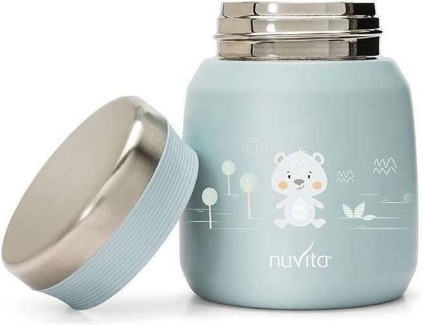 Nuvita Θερμός Φαγητού Light Blue 300ml