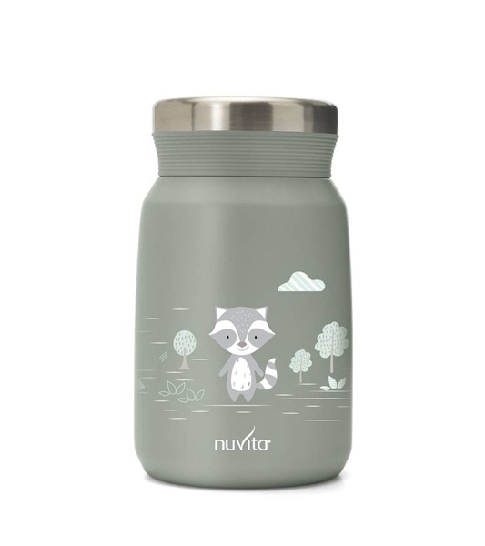 Nuvita Θερμός Φαγητού Sage Green 500ml