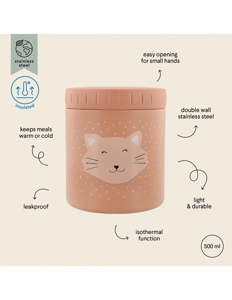 Trixie Θερμός Φαγητού Lunch Pot Mrs. Cat 500ml 