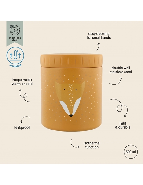 Trixie Θερμός Φαγητού Lunch Pot Mr. Fox 500ml