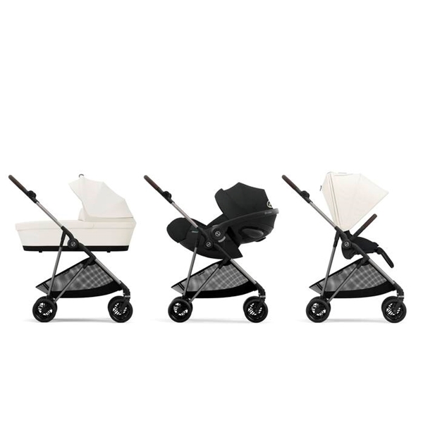 Cybex Καρότσι Melio, Canvas White