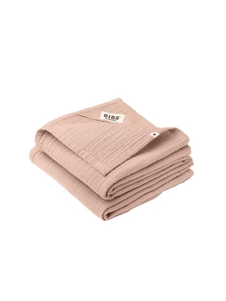 Bibs Μουσελίνες Σετ 2τεμ. Cloth Blush 70x70εκ