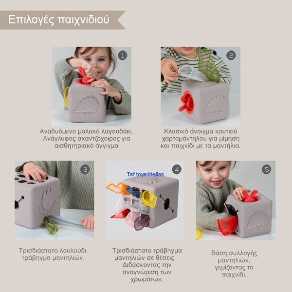 Taf Toys Παιχνίδι Δραστηριοτήτων Pop Up Tissue Box