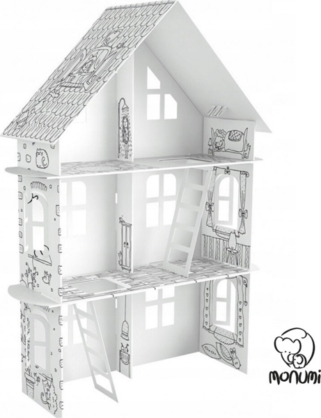 Monumi Σπιτάκι από Χαρτόνι 3D που Ζωγραφίζεται DIY Spring House XXL 