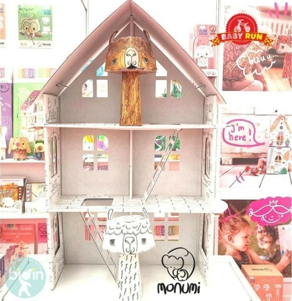 Monumi Σπιτάκι από Χαρτόνι 3D που Ζωγραφίζεται DIY Spring House XXL 