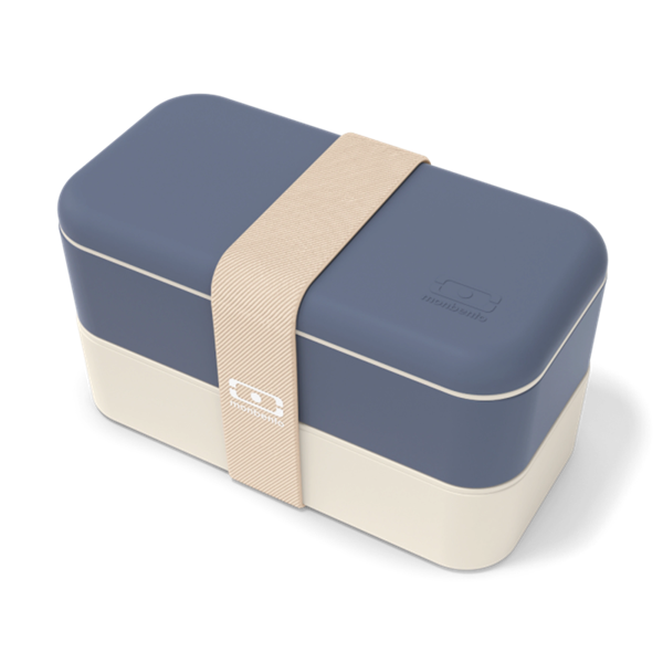 Monbento Φαγητοδοχείο LunchBox Made in France - Natural Blue 1L