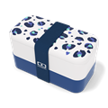 Monbento Φαγητοδοχείο LunchBox - Graphic Leopard Blue