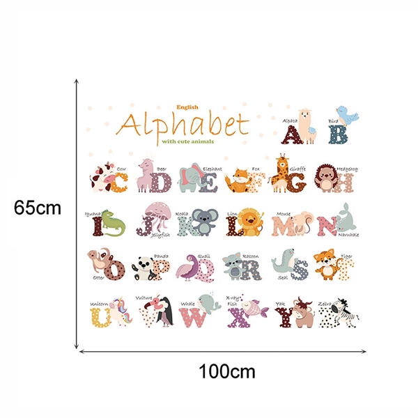 Sipo - Wall Stickers Animal Alphabet