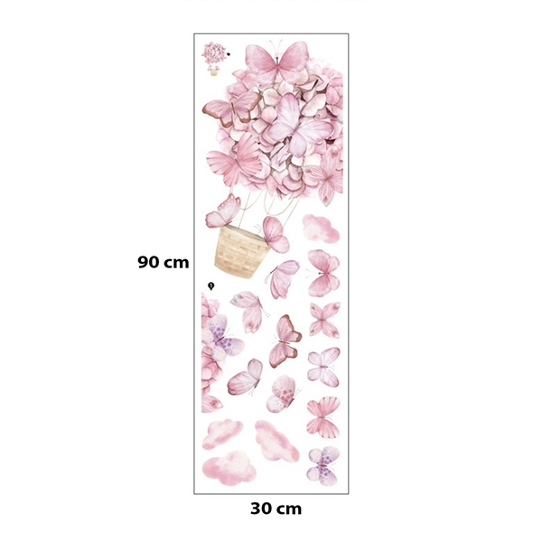 Sipo - Wall Stickers Pink Butterflies