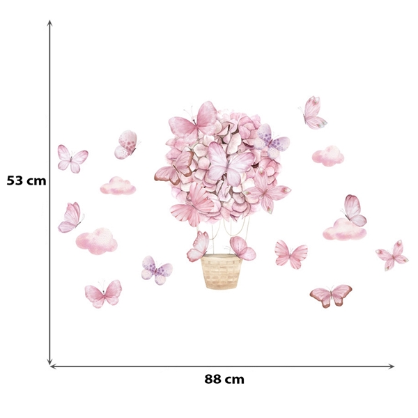 Sipo - Wall Stickers Pink Butterflies