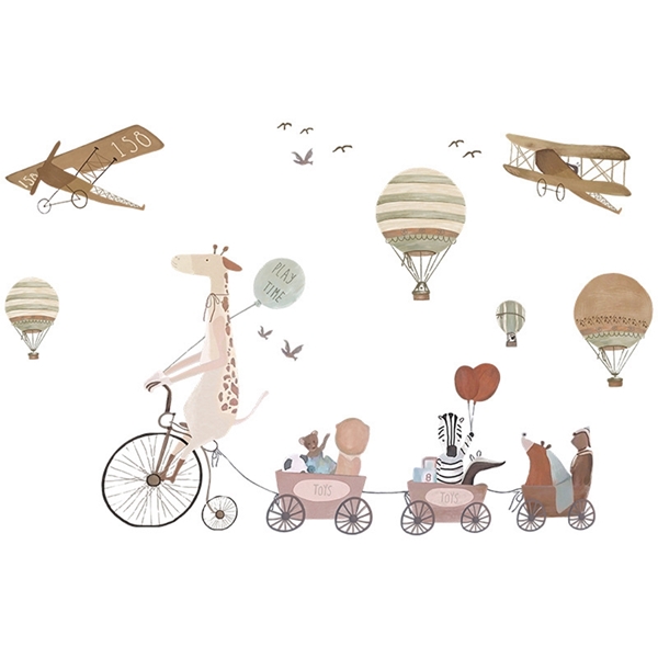 Sipo - Wall Stickers Giraffe A Friends