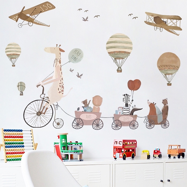 Sipo - Wall Stickers Giraffe A Friends