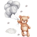 Sipo - Wall Stickers Teddy Bear With Balloons