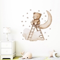 Sipo - Wall Stickers Teddy Bear On A  Ladder