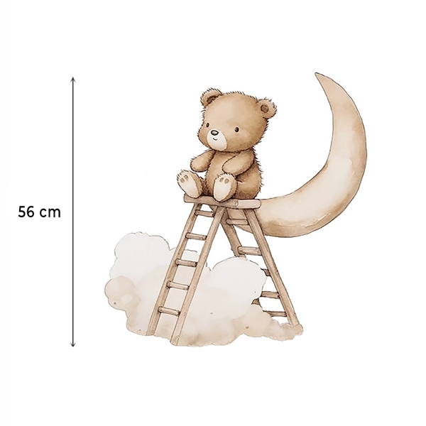 Sipo - Wall Stickers Teddy Bear On A  Ladder