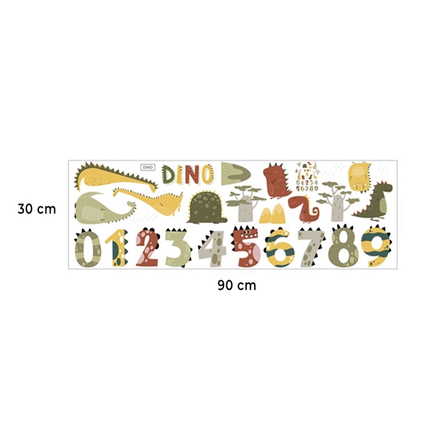 Sipo - Wall Stickers Dino Numbers