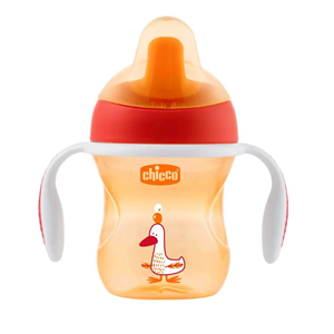 Chicco Εκπαιδευτικό Κύπελο  200ml  6m+ Πορτοκαλί