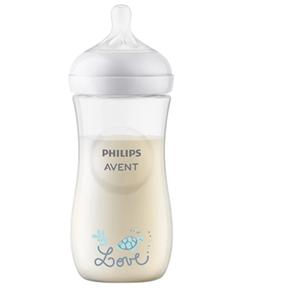 Philips Avent Μπιμπερο Natural Response 3m+ 330ml Love