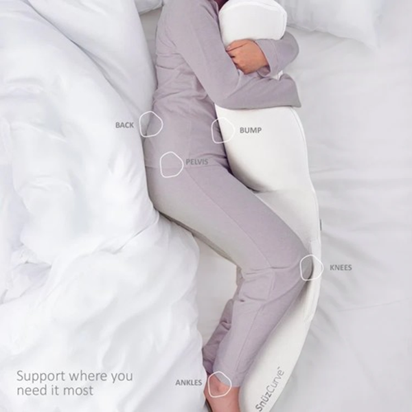 Snuz Μαξιλάρι Υποστήριξης Εγκυμοσύνης SnuzCurve White