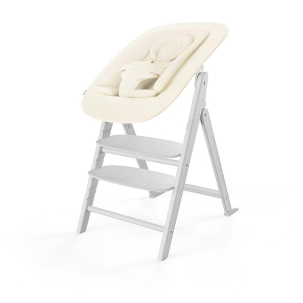 Cybex Καρεκλάκι Φαγητού Click & Fold 4in1, All White