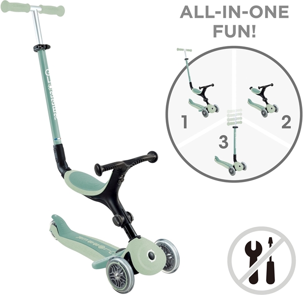 Globber Scooter Go-Up Active Eco Pistachio