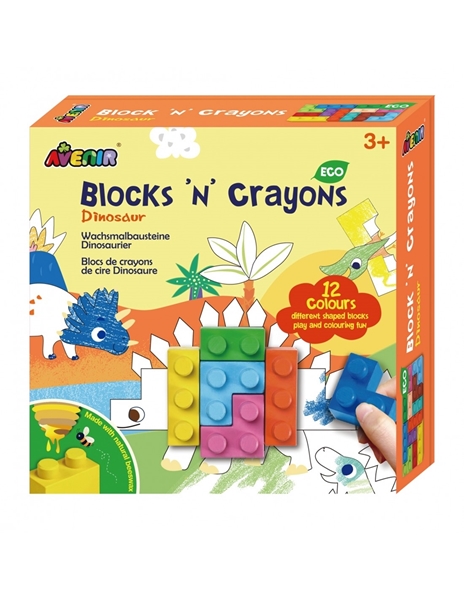 Avenir Blocks 'N' Crayons Dinosaur