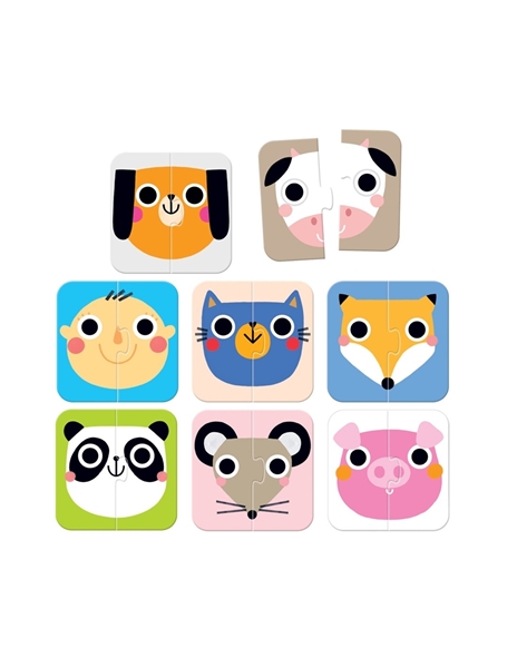 Banana Panda Παζλ On-The-Go Puzzle Halves Faces