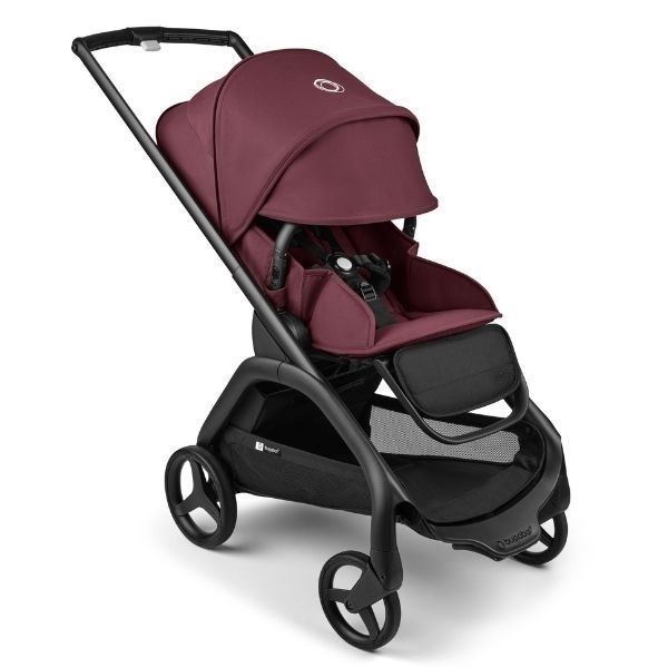 Bugaboo Καρότσι Dragonfly Complete Black - Dark Cherry