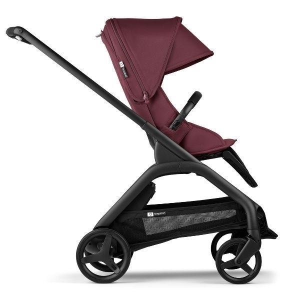 Bugaboo Καρότσι Dragonfly Complete Black - Dark Cherry