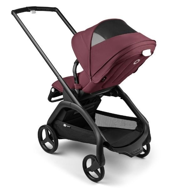 Bugaboo Καρότσι Dragonfly Complete Black - Dark Cherry