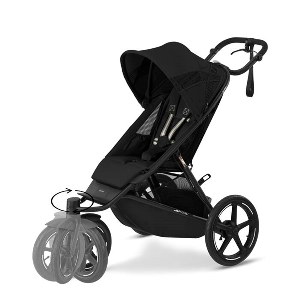 Cybex Καρότσι Avi Spin Moon Black