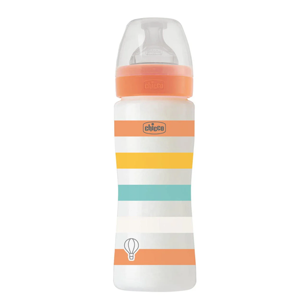 Chicco Μπιμπερό Πλαστικό Well Being Unisex 4m+ 330ml 