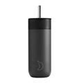 Chillys Θερμός Με Καλαμάκι S2 Abyss Black 500ml