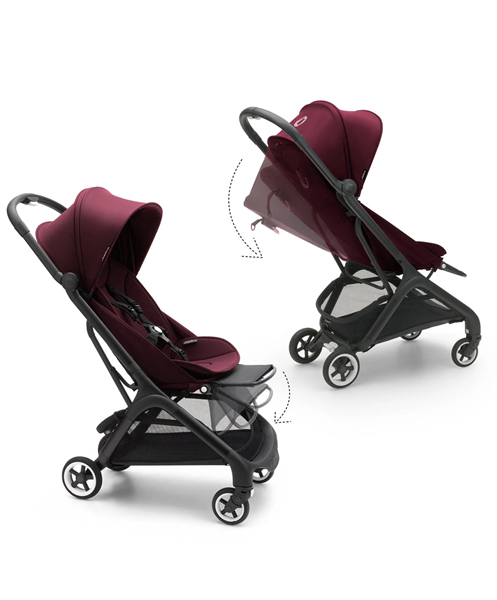 Picture of Bugaboo Καρότσι Butterfly Complete Dark Cherry