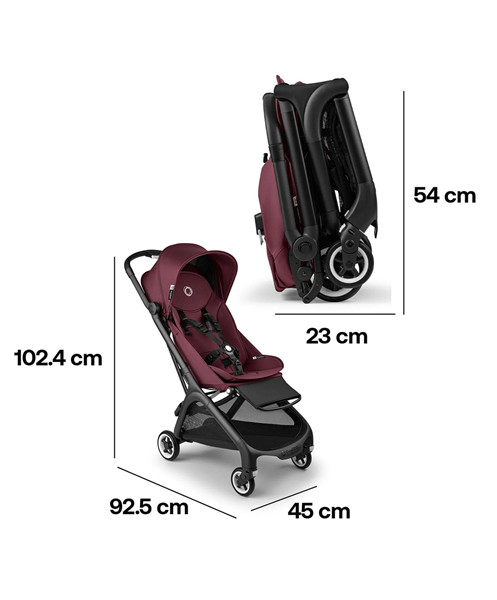 Picture of Bugaboo Καρότσι Butterfly Complete Dark Cherry