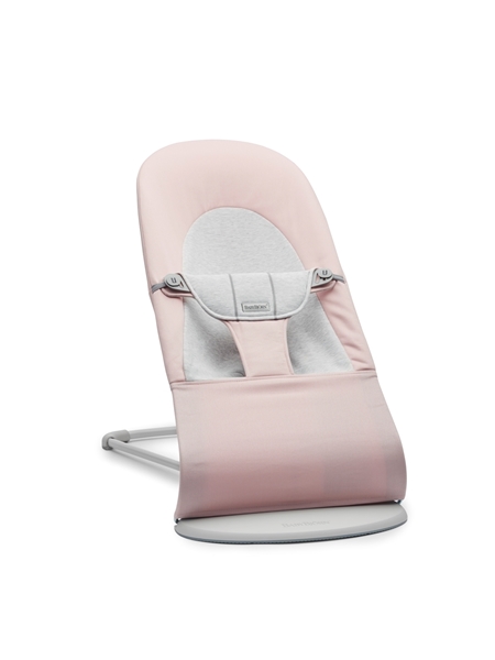 BabyBjorn Ρηλάξ Balance Soft Woven Jersey Light Pink/Grey