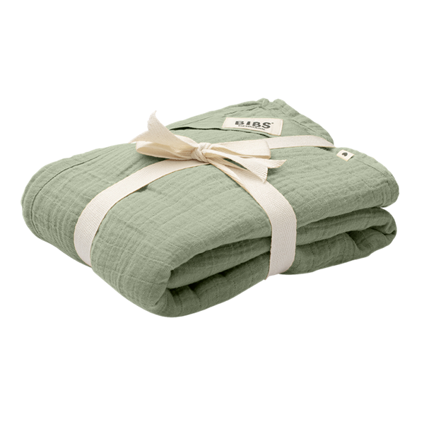 Bibs Κουβέρτα Μουσελίνα Swaddle Sage 120x120cm