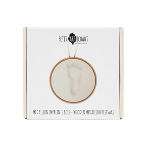 Petit Artichaut Wooden Medallion Keepsake