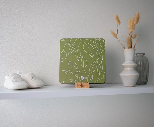 Petit Artichaut Baby Box Square - Olive Tree