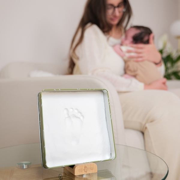 Petit Artichaut Baby Box Square - Olive Tree