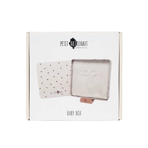 Petit Artichaut Baby Box Square - Pretty Hearts