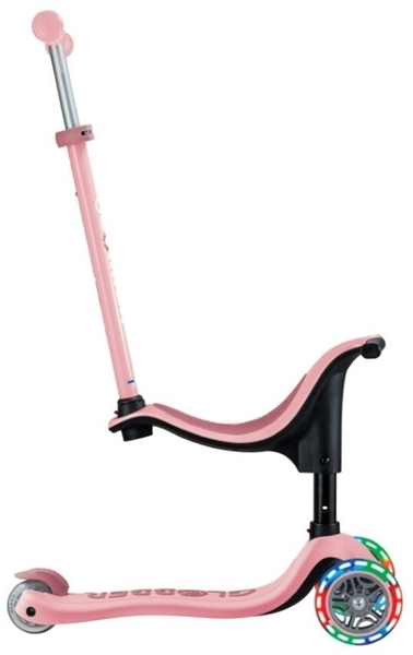 Globber Scooter Go-Up Sporty Lights Pastel Pink